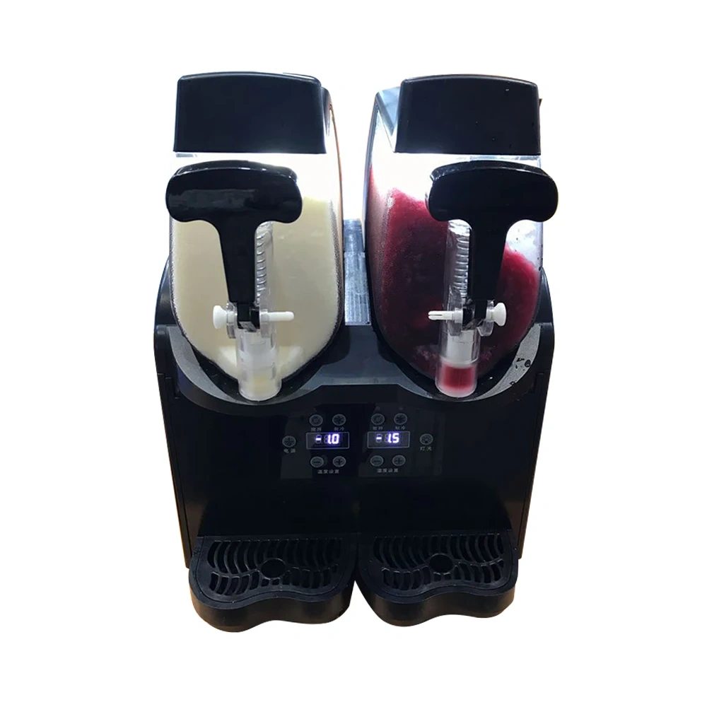 IT-SM*3L*2 Capacity 3L*2 Double Barrels Fast Cooling Commercial Slush slushie Maker