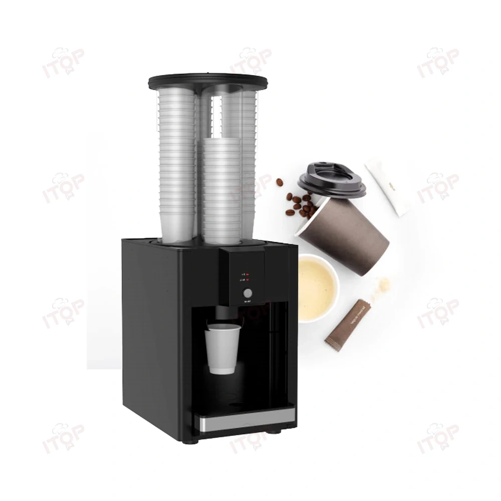 IT-DCM-L1 Countertop Disposable Plastic Paper Cup Beverage Coffee Cup Dispenser Machine