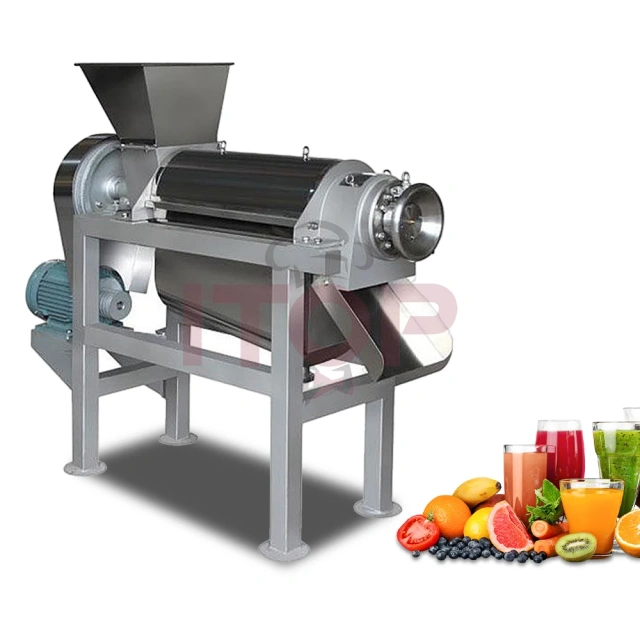 IT-SJ-4 IT-SJ-15 IT-SCJ-1.1 IT-SCJ-5.5 Industrial Commercial Cold Screw Press Juicer Espiral Beverage Making Machine