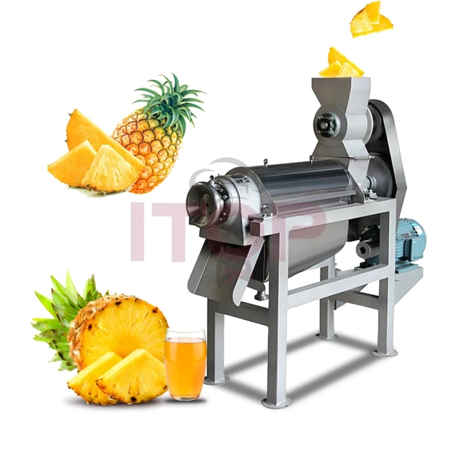 IT-SJ-4 IT-SJ-15 IT-SCJ-1.1 IT-SCJ-5.5 Industrial Commercial Cold Screw Press Juicer Espiral Beverage Making Machine