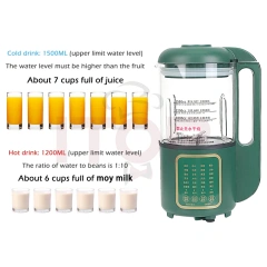 IT-800W39 Household Healthy Blender Soy Milk Machine 1.5 Liters Wall Breaking Machine