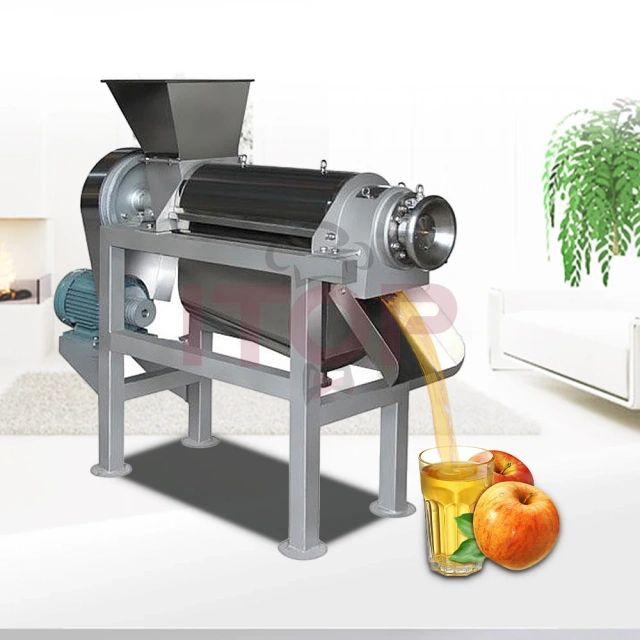 IT-SJ-4 IT-SJ-15 IT-SCJ-1.1 IT-SCJ-5.5 Industrial Commercial Cold Screw Press Juicer Espiral Beverage Making Machine