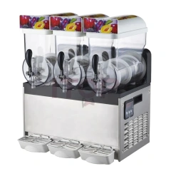 SM-15*3 Commercial Frozen Drink Slush Making Machine 3 Bowl 15L*3