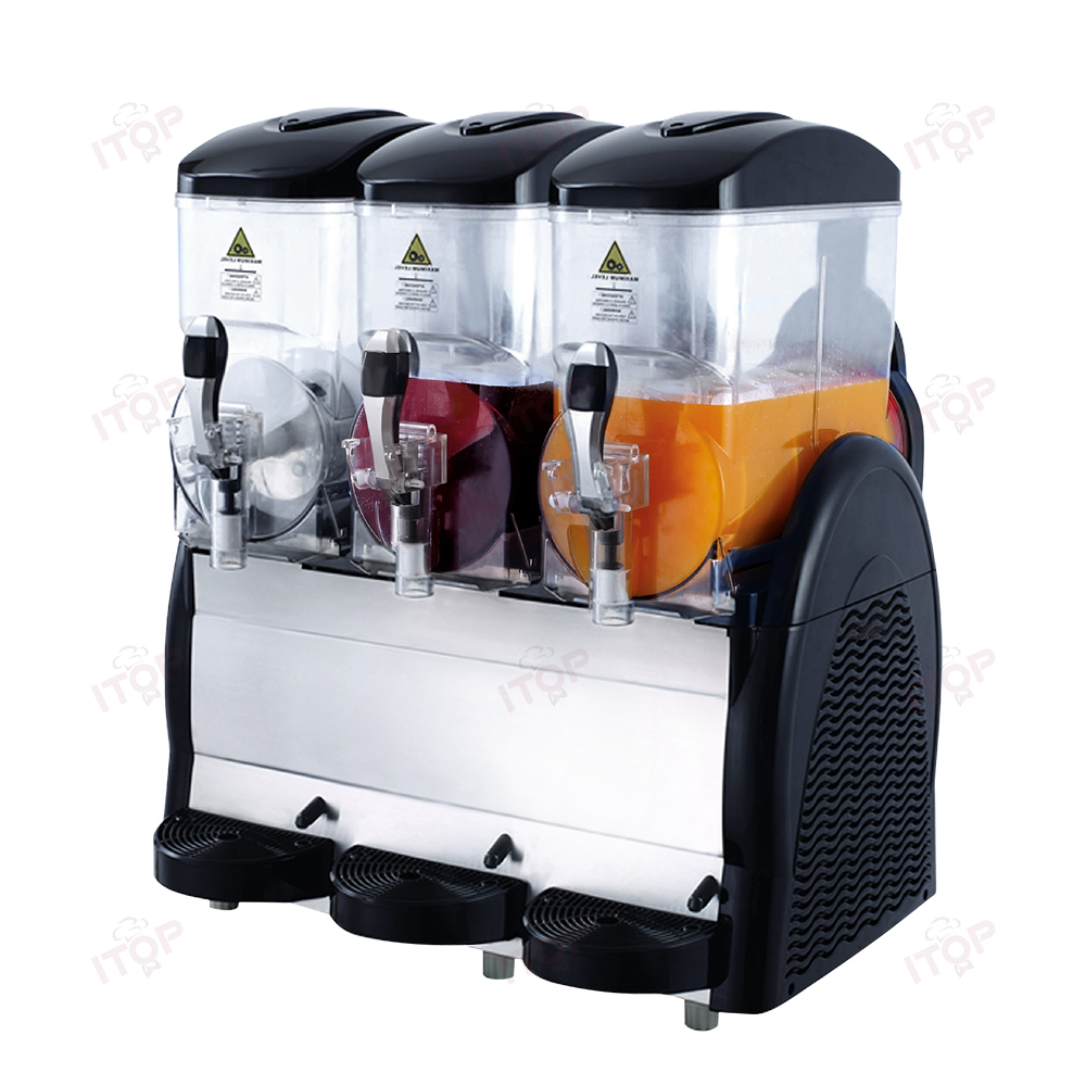 IT-LCS-3 Commercial 3 Tanks 36L Slush Machine Frozen Drink Margarita Slushy Maker