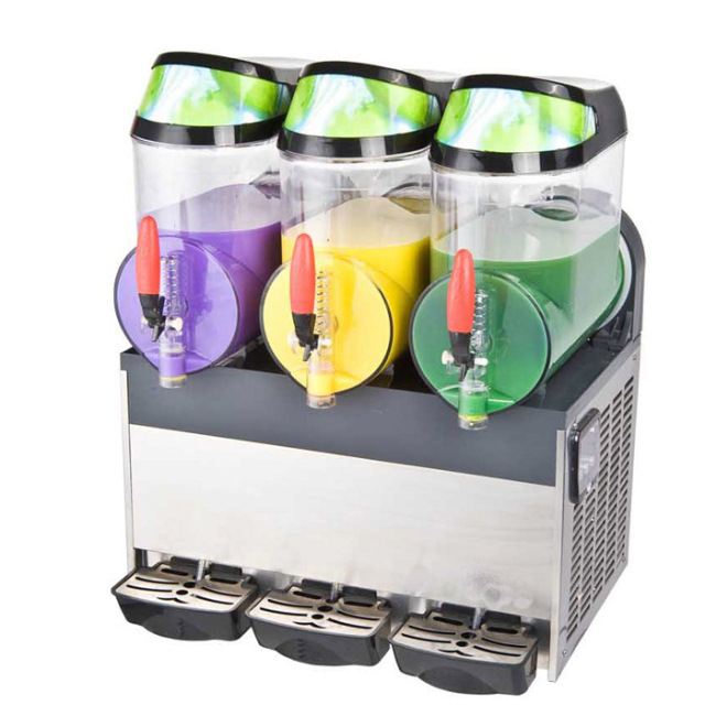 SM-10*3 Commercial Frozen Drink Slush Slushy Making Machine 30L 3 Tanks 110v 220v
