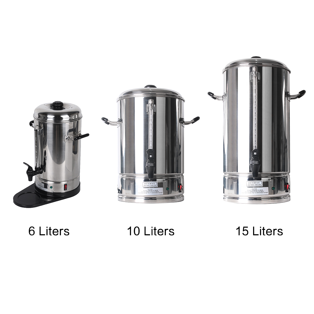 IP10 IP15 Stainless Steel Coffee Percolator Commercial Electric Coffee Maker 10L 15L