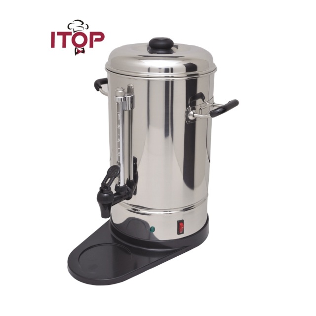 IP06 Stainless Steel 6L Mulled Wine Water Boiler Electric Coffee Percolator Urn