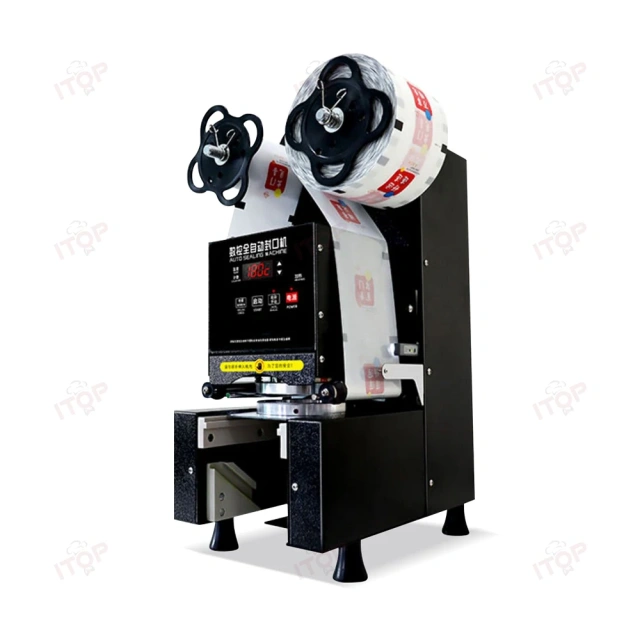 IT-SCM1-90 IT-SCM1-95 Tabletop Automatic Diameter 90/95mm Bubble Tea Cup Sealer Sealing Machine
