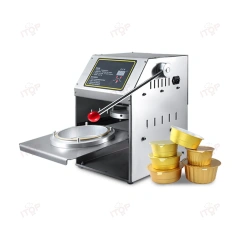IT-SABM650W-R Small Round Shaped Manual Aluminum foil box sealing machine Fast Food Tray Sealing Machine