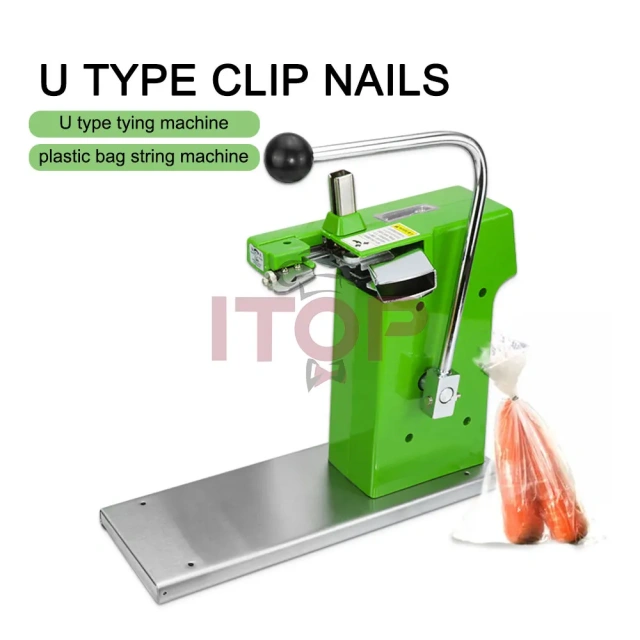 IT-ANM65 U Shaped Sausage Clipping Machine Vegetables Fruits Mesh Bag Packing Tying Machine
