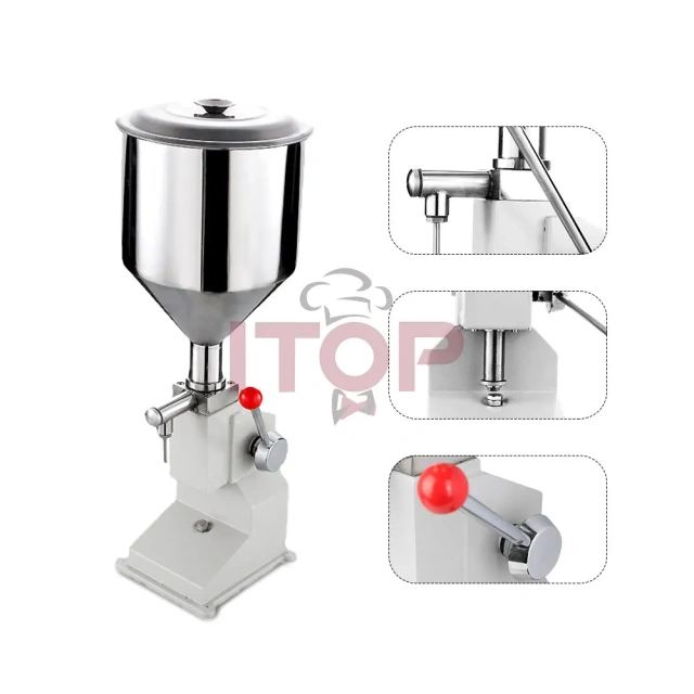 IT-FM-8 10-100ml Oil Cosmetic Shampoo Paste Honey Liquid Bottle Filling Machine