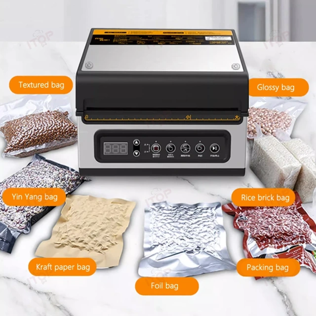 IT-SPM-2 Touch Control Panel Vacuum Sealer Machine Food Keep Fresh Packaging Machine