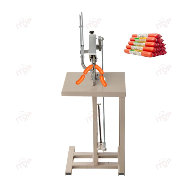 IT-JPC-1 Foot Pedal Type U-shape Single Sausage Clipper Tying Machine