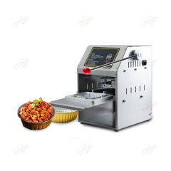 IT-SABM650W-R Small Round Shaped Manual Aluminum foil box sealing machine Fast Food Tray Sealing Machine