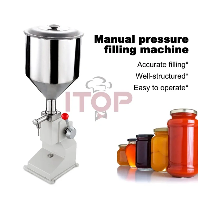 IT-FM-8 10-100ml Oil Cosmetic Shampoo Paste Honey Liquid Bottle Filling Machine