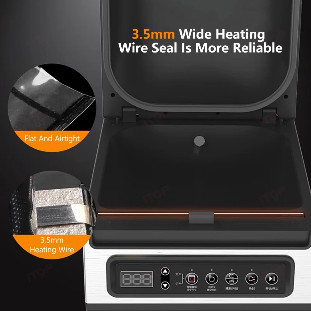 IT-SPM-2 Touch Control Panel Vacuum Sealer Machine Food Keep Fresh Packaging Machine