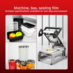 FR190YE Circle Shape Plastic Container Food Lunch Box Hand Pressure Electric Heating Packaging Sealer