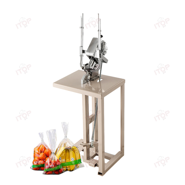 IT-JPC-2 Foot Operation Double Aluminum Buckle Rails U Clips Sausage Clipper