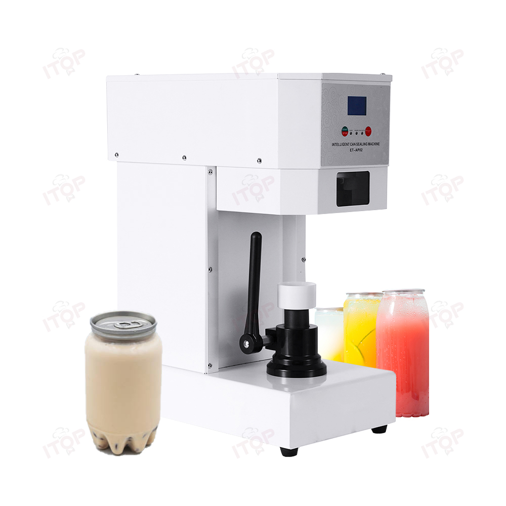 IT-AP55 Milk Tea Shop Ring Pull Can Sealing Machine Tin Can Pet Can Bottle Cover Sealing Machine