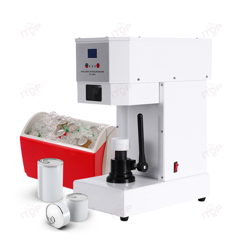 IT-AP55 Milk Tea Shop Ring Pull Can Sealing Machine Tin Can Pet Can Bottle Cover Sealing Machine