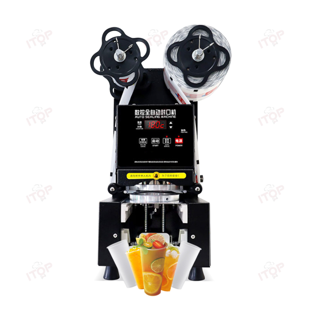 IT-SCM2-90 IT-SCM2-95 IT-SCM2-98 IT-SCM2-120 High Speed 600pcs/hour 90/95/98/120mm PP Plastic Cup Sealing Machine