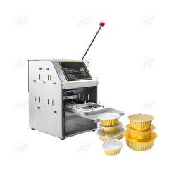 IT-SABM650W-R Small Round Shaped Manual Aluminum foil box sealing machine Fast Food Tray Sealing Machine