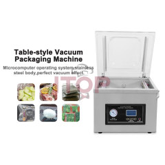 IT-PM400-2SY Tabletop Single Chamber Automatic Food Vacuum Packaging Machine Vacuum Packer 400*10mm Sealing Bar