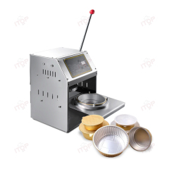 IT-SABM650W-R Small Round Shaped Manual Aluminum foil box sealing machine Fast Food Tray Sealing Machine
