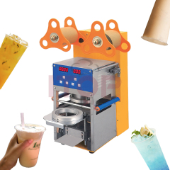 IT-LCS-3 Tabletop Automatic High Speed Bubble Tea Milk Tea Cup Heat Sealing Machine With 3 Motors & LCD Display