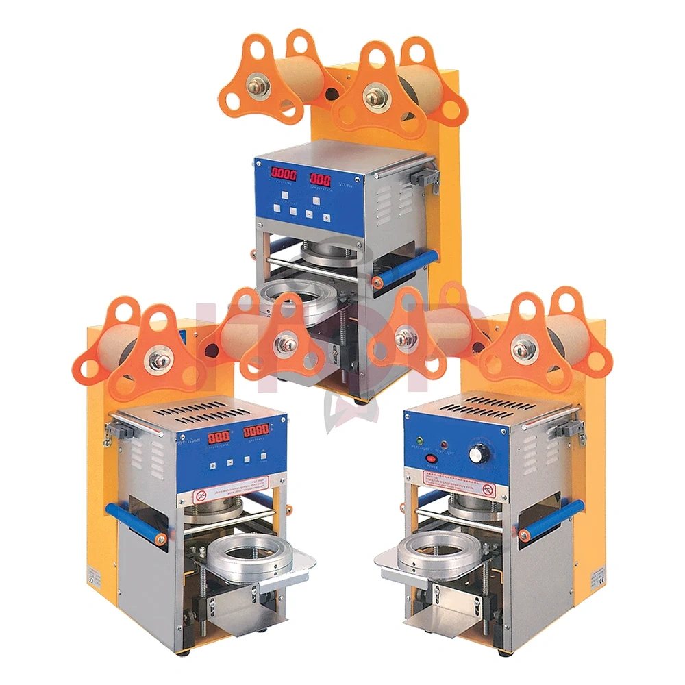 IT-LCS-3 Tabletop Automatic High Speed Bubble Tea Milk Tea Cup Heat Sealing Machine With 3 Motors & LCD Display