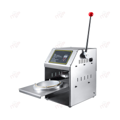 IT-SABM650W-R Small Round Shaped Manual Aluminum foil box sealing machine Fast Food Tray Sealing Machine