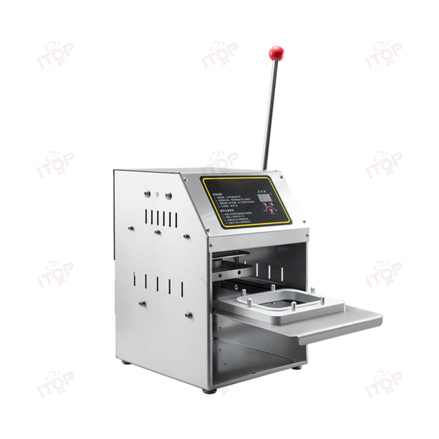 IT-SABM650W-S Rectangle Square Mold Manual Aluminum Foil Container Sealer Sealing Machine