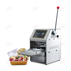 IT-SABM650W-S Rectangle Square Mold Manual Aluminum Foil Container Sealer Sealing Machine