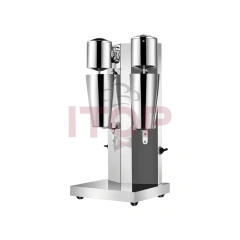 IT-SMS-2 Milk Tea Shop Double Heads Stianless Steel Milk Shaker Soft Drink Mixer