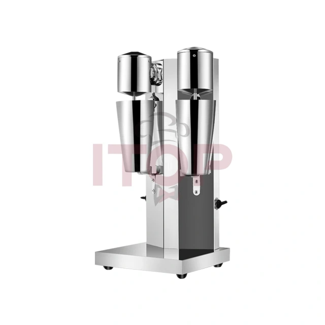 IT-SMS-2 Milk Tea Shop Double Heads Stianless Steel Milk Shaker Soft Drink Mixer