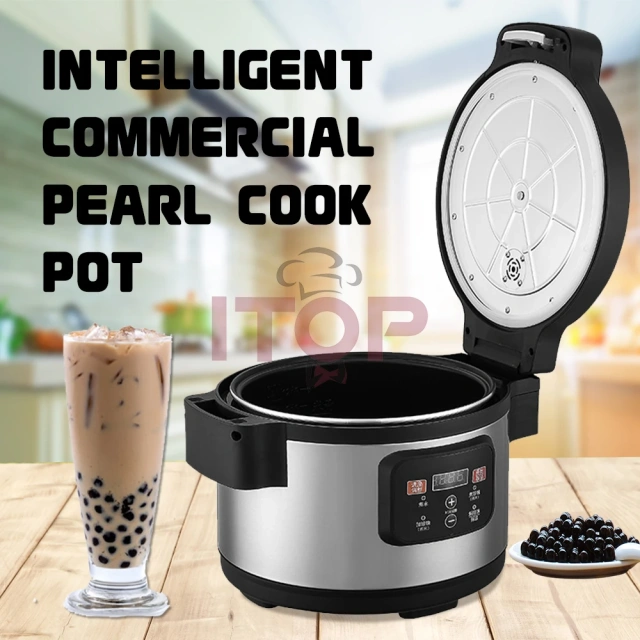 IT-PCP-12L Boba Tapioca Cooker Professional 12L Bubble Tea Pearl Cooking Pot Machine
