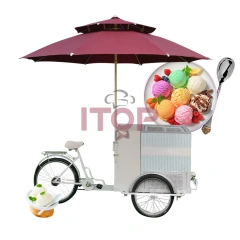 IT-ICC-MA100 Ice Cream Freezer Cart Fast Food Car Trailer Mobile Food Truck