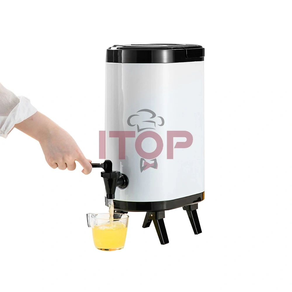 IT-MTB-R6L IT-MTB-R8L IT-MTB-R10L IT-MTB-R12L Large Capacity 6L 8L 10L 12L Bubble Tea Stainless Steel Linner Insulation Barrel