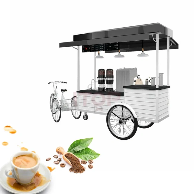 IT-CFC-R200 Accept Customized 3 wheel Cargo Bike Street Food Bike Ice Cream Coffee Push Cart