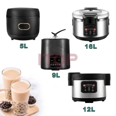 IT-PCP-9L Milk Tea Boiling Pearl Smart Pot LCD Display Panel 9L Boba Pearl Cooker Pot