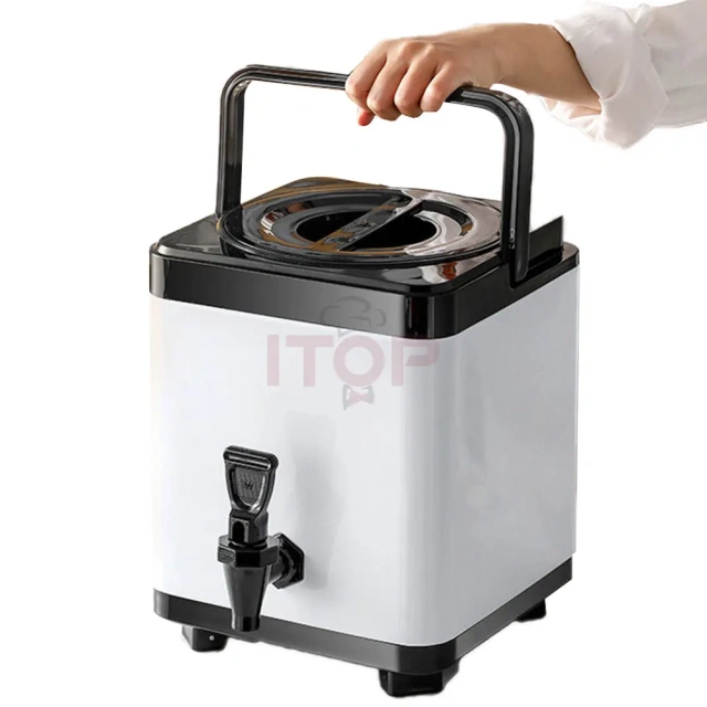 IT-MTB-S6L IT-MTB-S8L IT-MTB-S10L IT-MTB-S12L Bubble Tea Shop Square Insulation Barrel 6L 8L 10L 12L