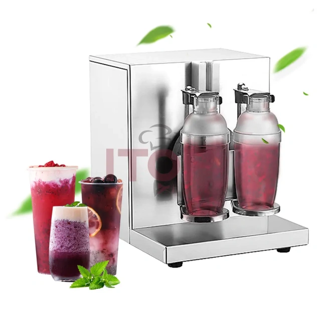 IT-MTS400 Commercial Stainless Steel Bubble Boba Milk Tea Shaker Electric Boba Tea Mixer