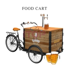 IT-MT-B6 Street Food Truck Mobile Beer Bar Cart High Quality Mobile Beer Tricycle