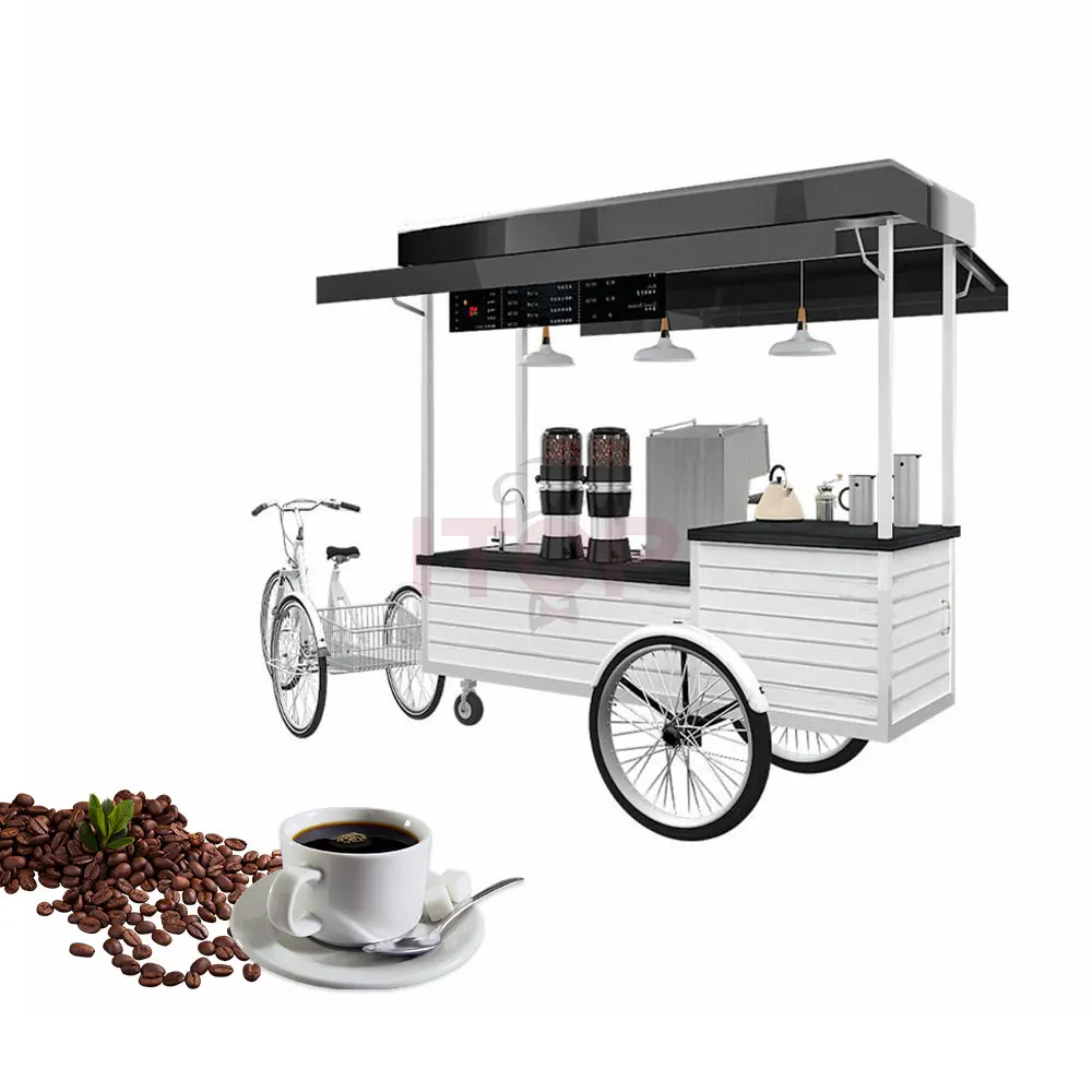 3 wheel Cargo Bike Street Food Delivery Bike Crepe Trailer High