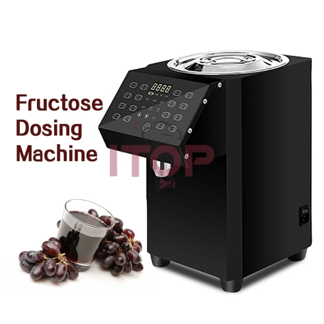 IT-FDM8L Hopper Capacity 8L Bubble Tea Shop Machine Stainless Steel fructose Dispenser