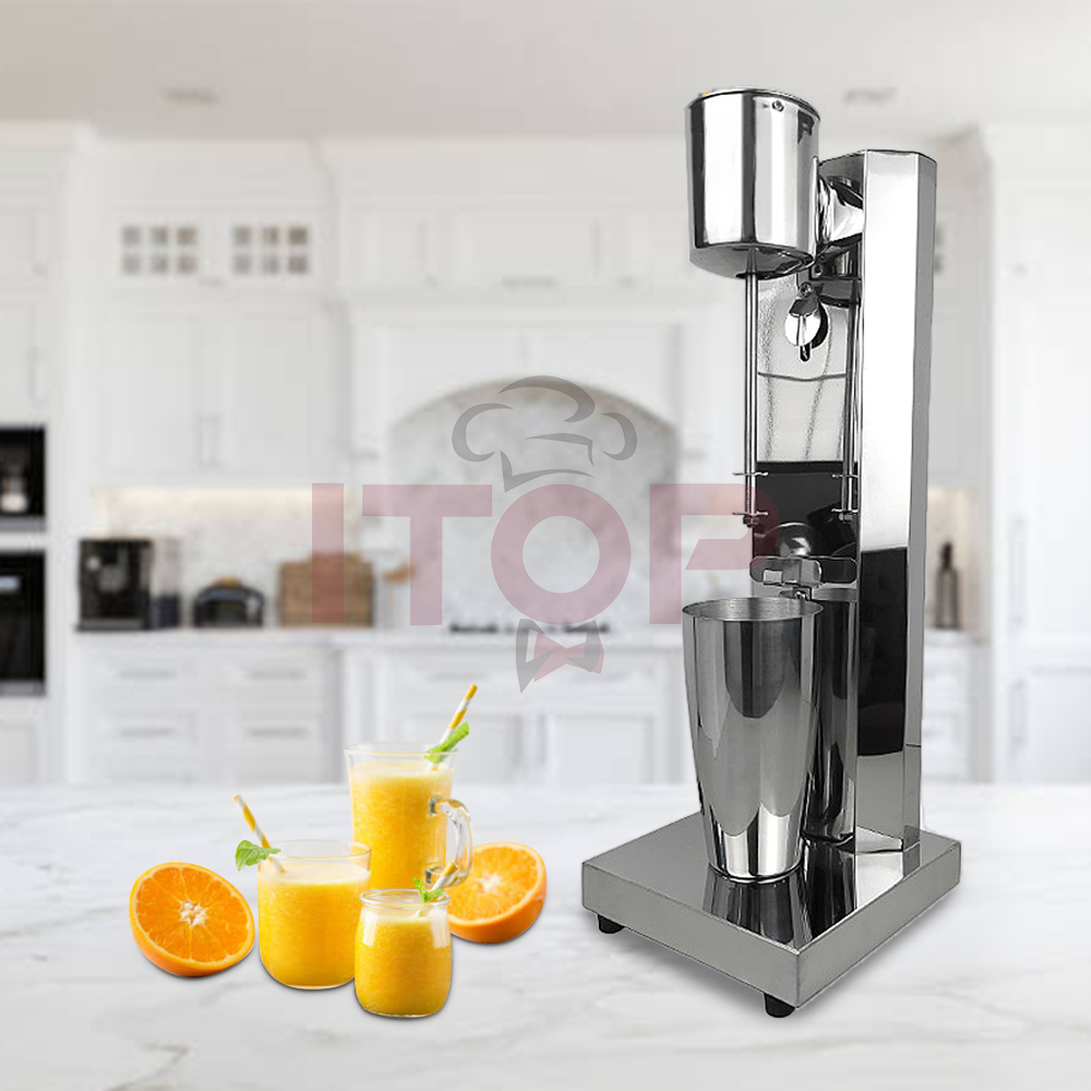 IT-SMS-1 Single Group Stainless Steel Automatic Induction Milkshake Machine Milk Shaker Frozen Milk Tea Maker