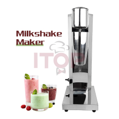 IT-SMS-1 Single Group Stainless Steel Automatic Induction Milkshake Machine Milk Shaker Frozen Milk Tea Maker