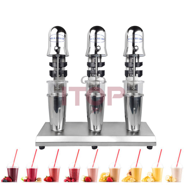IT-RMS-3 Commercial Electric Milk Tea Juice Smoothie Blender Thriple-head Milk Tea Mixer
