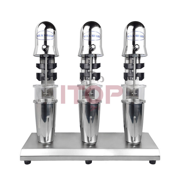 IT-RMS-3 Commercial Electric Milk Tea Juice Smoothie Blender Thriple-head Milk Tea Mixer