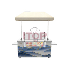 IT-ICC-J1 Oem Mobile Street Fast Tricycle 230L Capacity Food Truck Customized Street Kitchen Ice Cream Vending Van